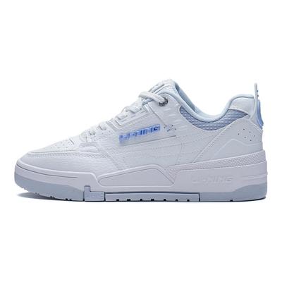 Li Ning Low Top Skate Shoes Women Sneakers White AGCS080-1