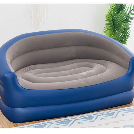 Portable Double Camping Sofa Bed: Outdoor Foldable Thickened Inflatable