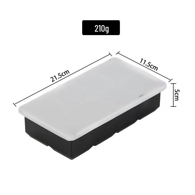 Silicone Ice Cube Tray with Lid for Large Cubes & Balls, Ideal for Home Bars