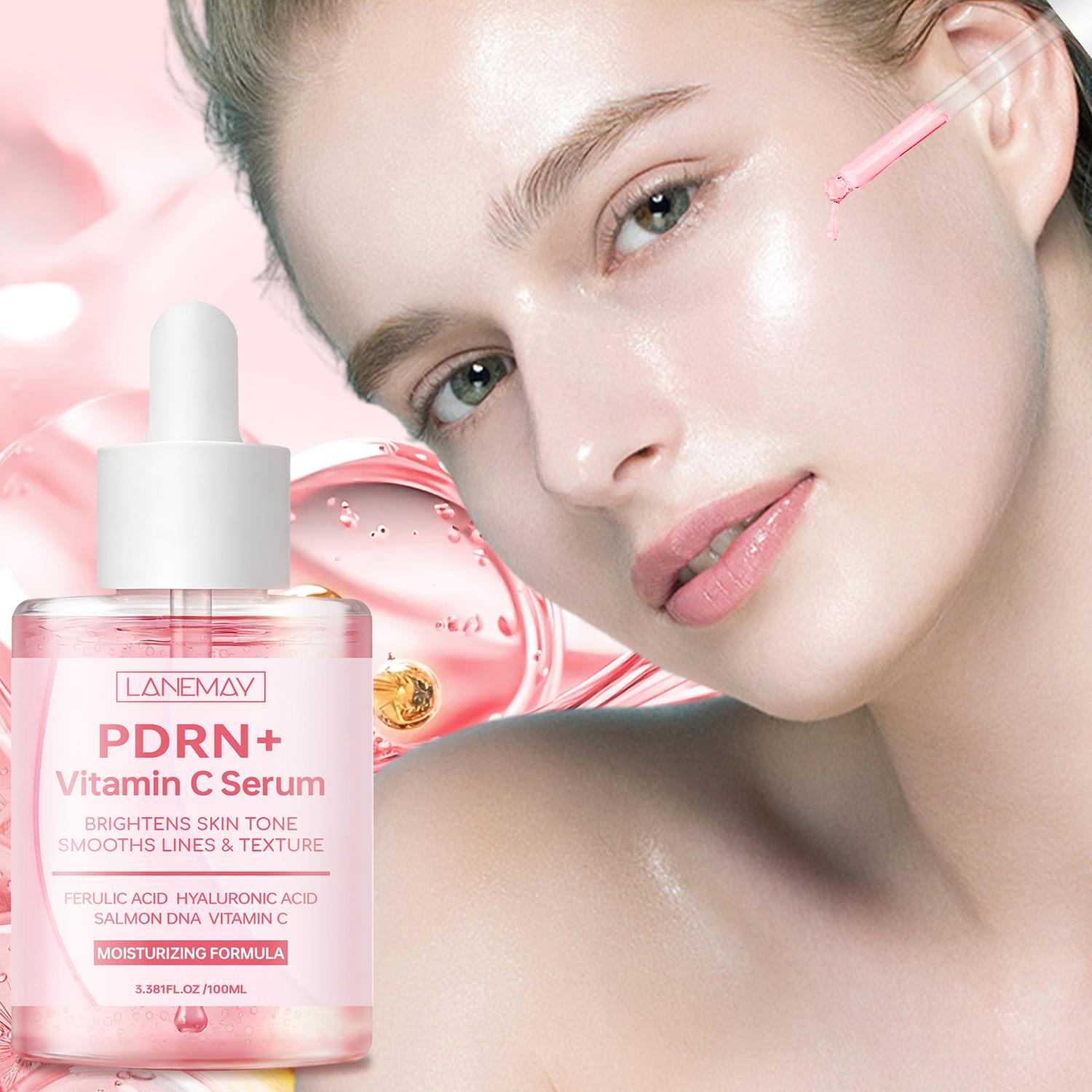 PDRN+Vitamin C Serum-lmproves Firmness-Brightens Skin Tone-Smooths Lines & Texture-Suitable for all Skin Types, 100ml