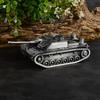 Alloy  Tank 1 / 72 All Metal Military Tank Model Ornament Non Scrollable Home Decoration with Woodbox
