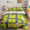 Whimsical City Roadscape. Bedding Sets Duvet Covers Pillowcases(1* Duvet Cover 2* Pillowcases Without Duvet Insert)