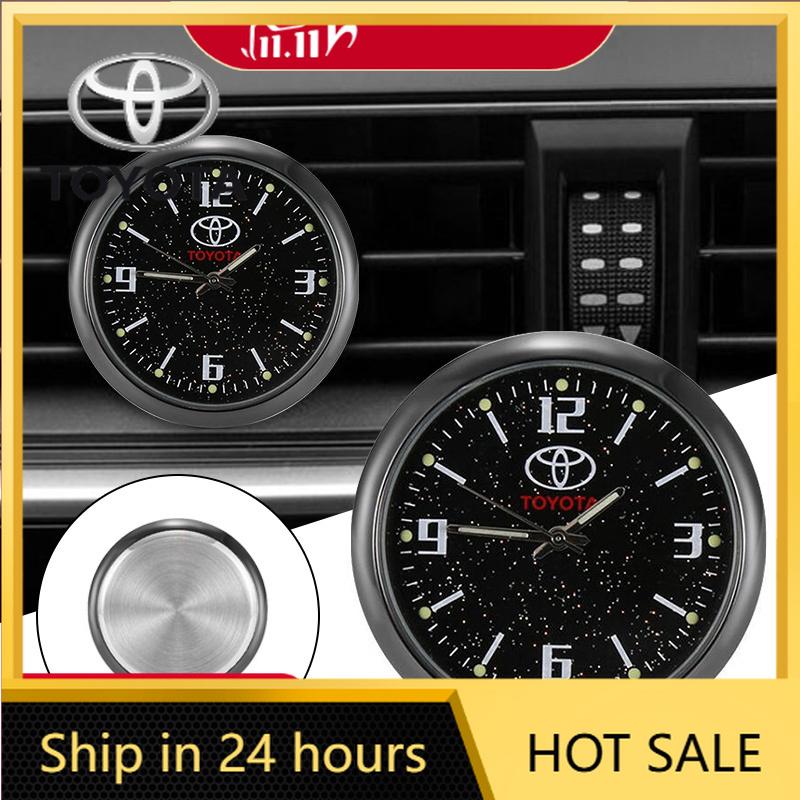 Toyota 2026 Nowe Kołpaki 1 sztuka Modny Samochód Nocny Gwiezdny Zegar Akcesoria do Wnętrza Samochodu Toyota Chr Rav4 Naklejka Samochodowa
