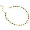 1 Piece Colorful Enamel Flower Anklet For Women Stainless Steel Chain Anklet Bracelet Summer Beach Foot Leg Jewelry Gift 25cm