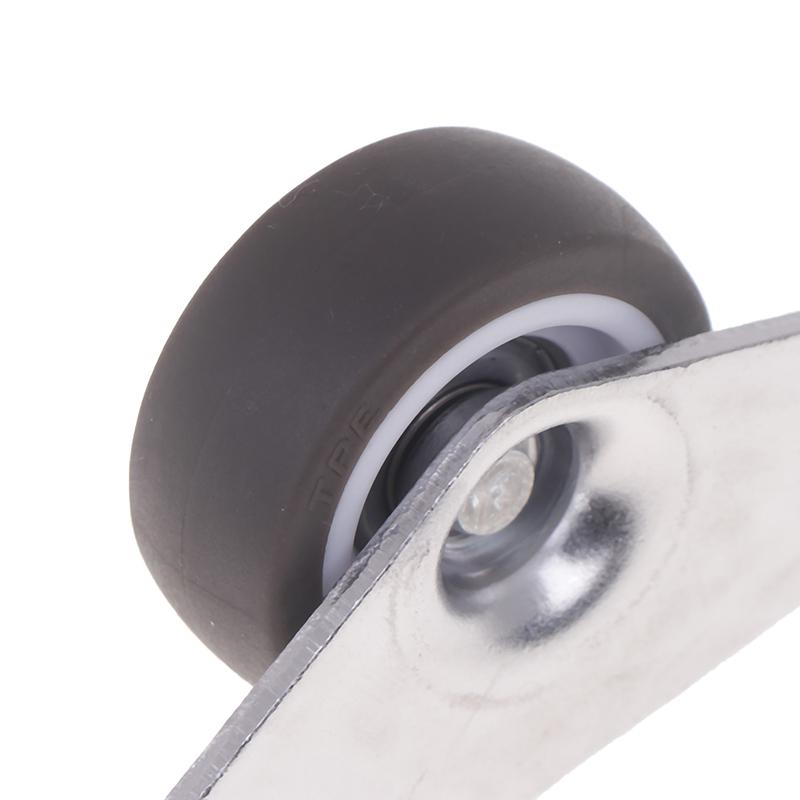 1/4Pcs Silent Rubber Casters, Drawer Wheels, For Furniture Kitchen Cabinet Table ,Of Side Installation Low Profile Replace Wheel