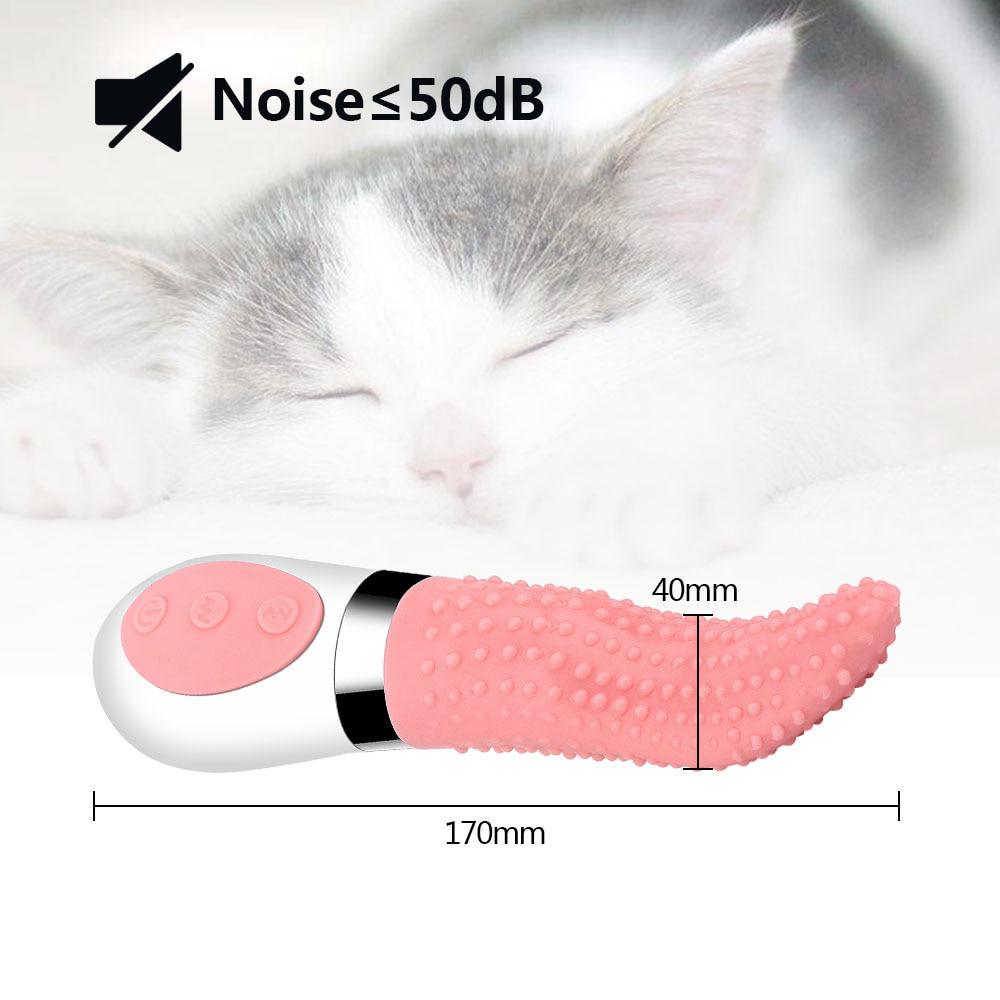 Vibrating Tongue Vibrator Vagina Tight Oral Licking Clitoris Stimulator Masturbator Sex Toys