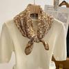 130cm Silk Square Scarf Women Large Shawls Matching Flowers Design Square Bandana Luxury Kerchief Scarf Female Foulards