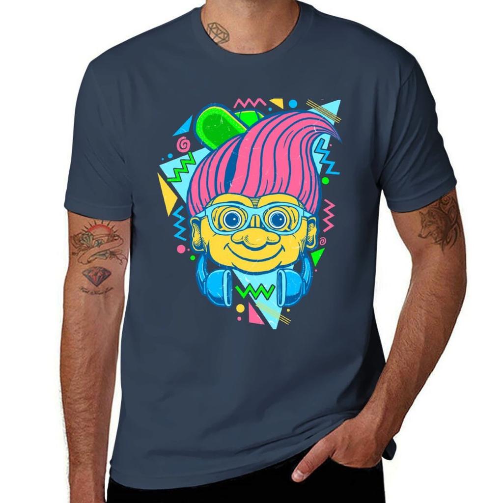 90s Hip Troll TShirt t shirts for man cotton cotton t shirt pack TShirt