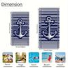 1pc Ultra-Soft Microfiber Beach Towel | Anchor Navigation Pattern, Lightweight and Absorbent, Ideal for Yoga, Travel, Swimming