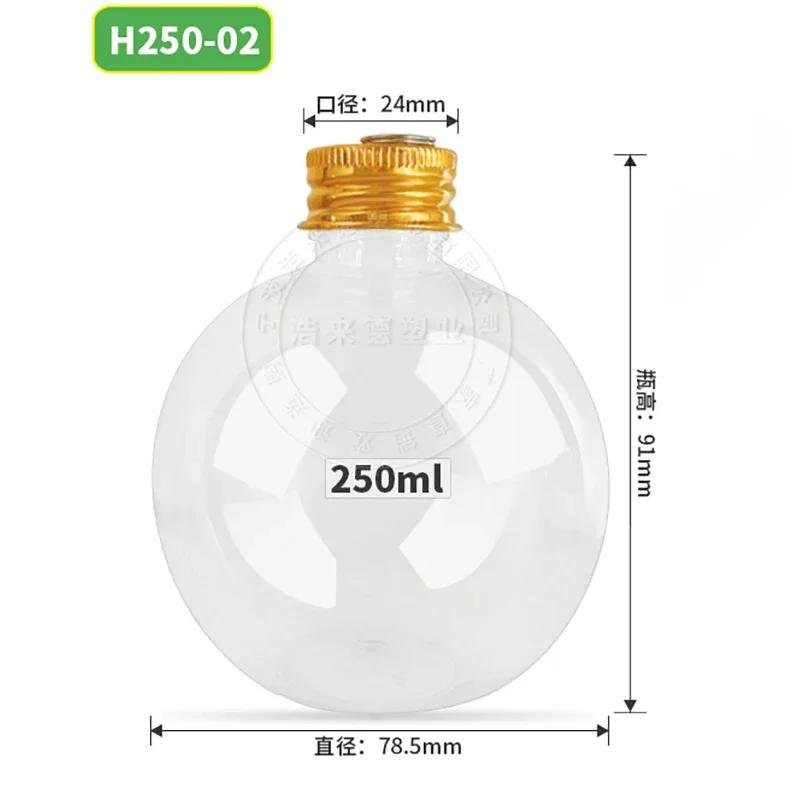 

10 шт. 50/100 мл рождественские шарики для выпивки - рождественские наполняемые елочные украшения для выпивки - прозрачная пластиковая рождественская подвеска бутылка для сока и конфет