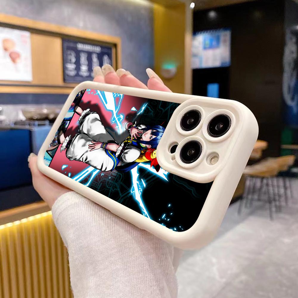 Fatal Fury Hotaru Futaba Phone Case for iPhone 17 16 15 14 13 12 11 Air Pro Max Plus Thicken TPU Colorful Cover Cover Luxury