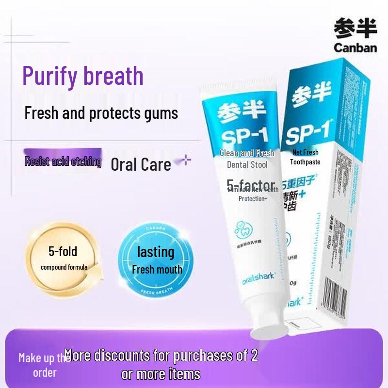 Canban Oralshark Rose Green Tea Toothpaste