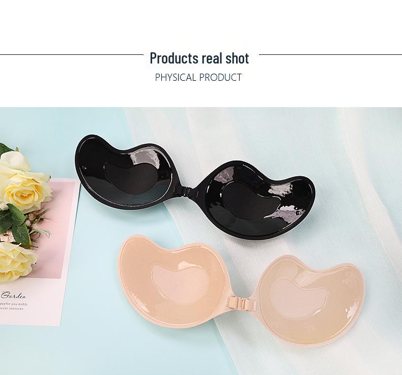Ultratenká podprsenka push-up bez ramínek s neviditelnými krytkami bradavek - Dámské vložky proti prosvítání, Sexy nálepky na bradavky ve tvaru manga