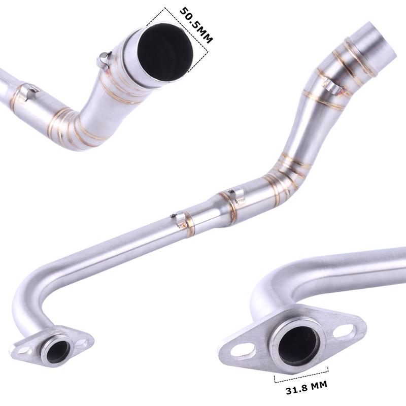 Dirt Bike Racing Street Motorcycle 31-62mm Slip-on Exhaust Pipe Muffler Clamp