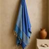 Cotton Pareo Towel Sky Blue - 100x180 Cm