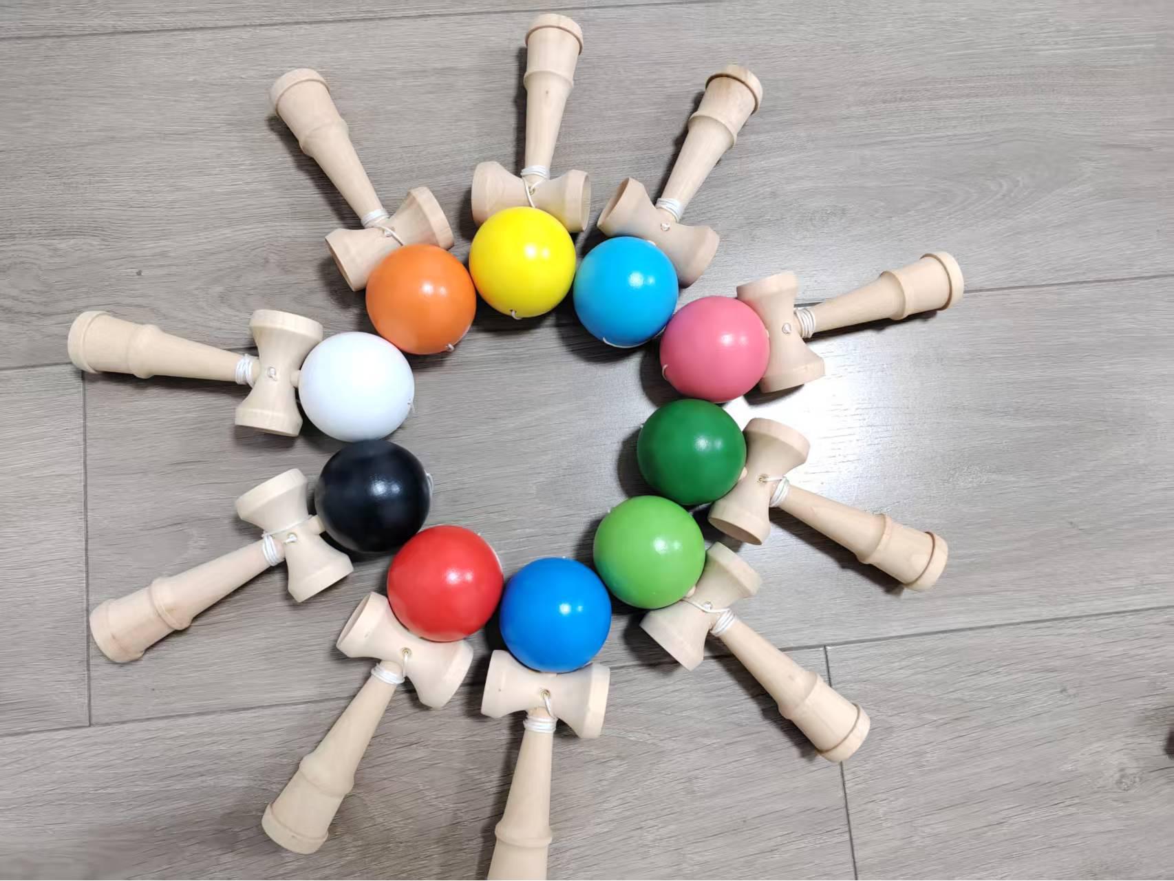 

Wooden Kendama Skill Ball Toy for Hand-Eye Coordination