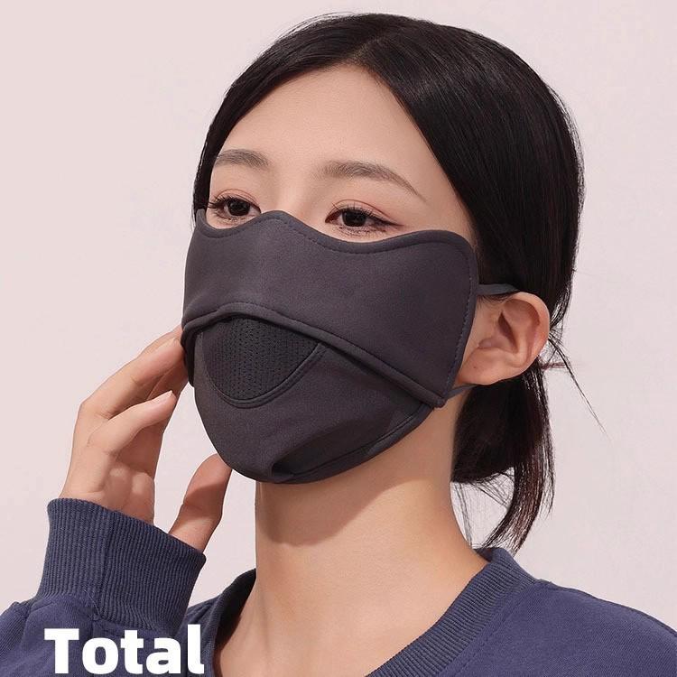 Newcomer Exclusive: Women's Autumn/Winter Fleece-Lined Breathable Sun Protection Face Mask