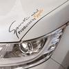 2Pcs Car Decal Sticker Racing Car Auto Reflective Car Vinyl Nick Cover