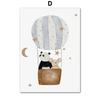 Cute Boho Animal Bear Hedgehog Koala Bee Rabbit Nursery Wall Art Canvas  Poster And Prints Baby Kids Room Decor