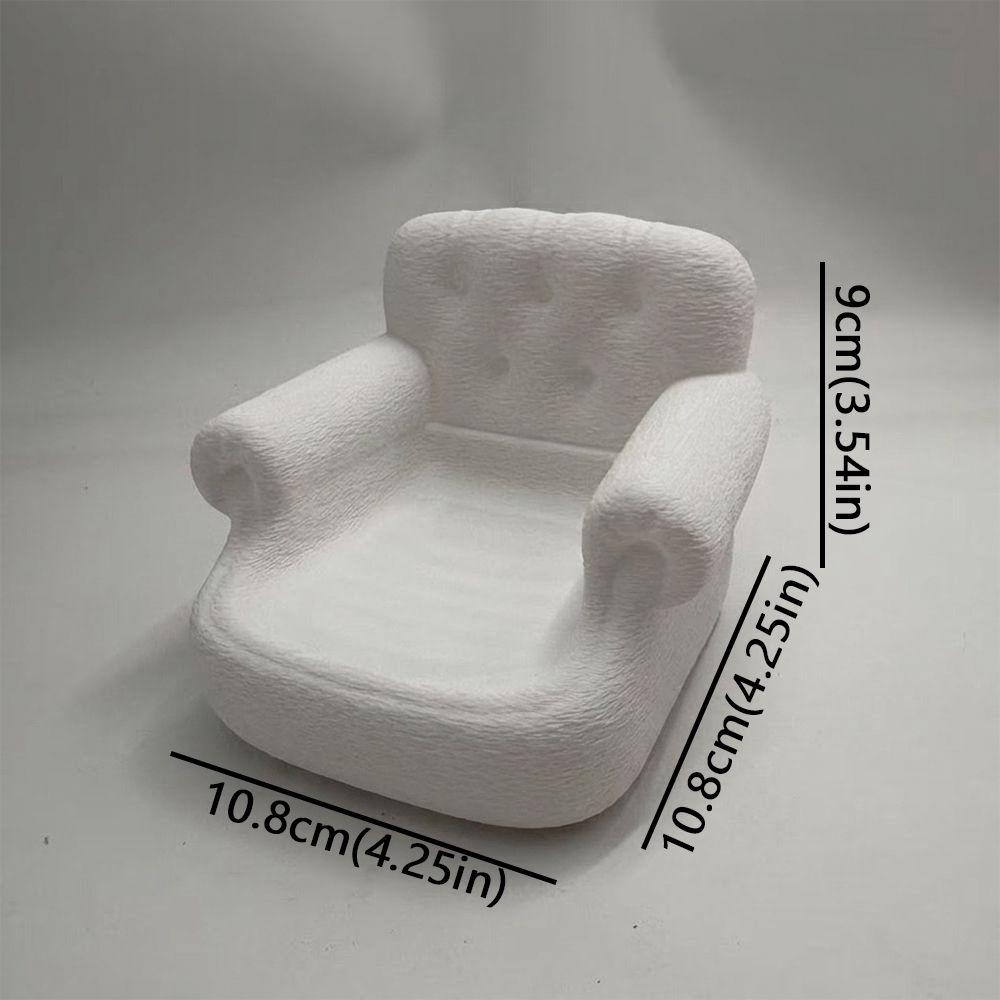 Plastic Couch Jewelry Tray 3D Printed Desktop Trinket Holder Small Sofa Statue Party Supplies