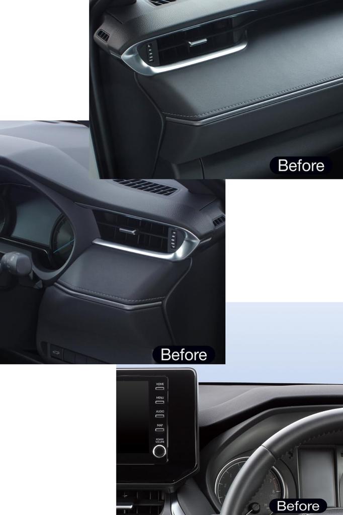 Tsuchiya Yac Air Conditioner Drink Holder Set for Driver and Passenger Includes Smartphone and for the 80 Series Toyota Harrier Vehicle-Specific