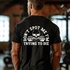 Dont Spot Me Im Trying To Die Funny Gym T Shirt Unisex Workout Pump Cover Weightlifting Rat for Fitness Lover Vintage Washed