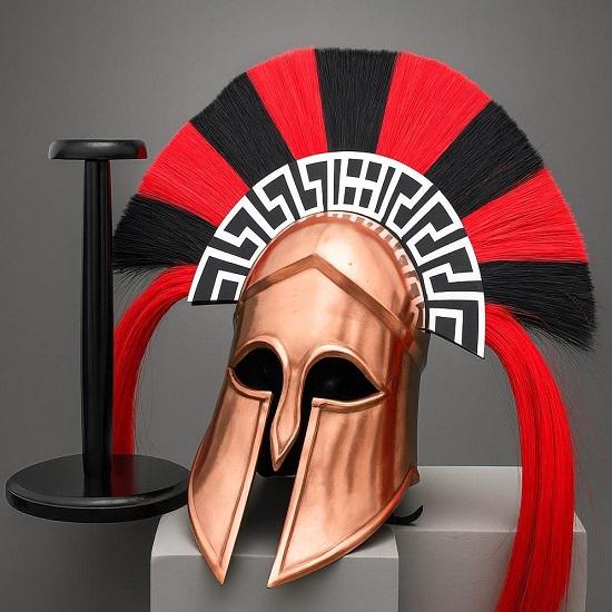 Носимый греческий коринфский шлем, медное покрытие, для SCA LARP