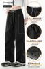 [MORGEN SKY] Women's Trekking Pants, Cargo Pants, Casual Wide-Leg Pants, Outdoor Long Pants, Hiking Pants, Relaxed Fit, Elastic Waist, Drawstring Hem,