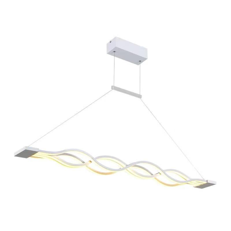 Minimalistyczna Nowoczesna Falista Lampa Wisząca LED