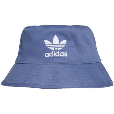 Adidas Adicolor Trefoil Bucket Hat, Unisex Blue Hats