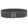 Fashion Lady Wide Belts Women Wide Elastic Belt Buckle Waist Dress Stretch