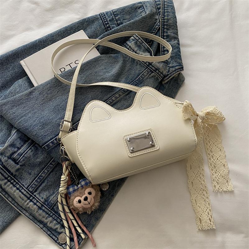 Women's bag fashion casual cute cat ear bag women's summer new trend commuter shoulder messenger bag