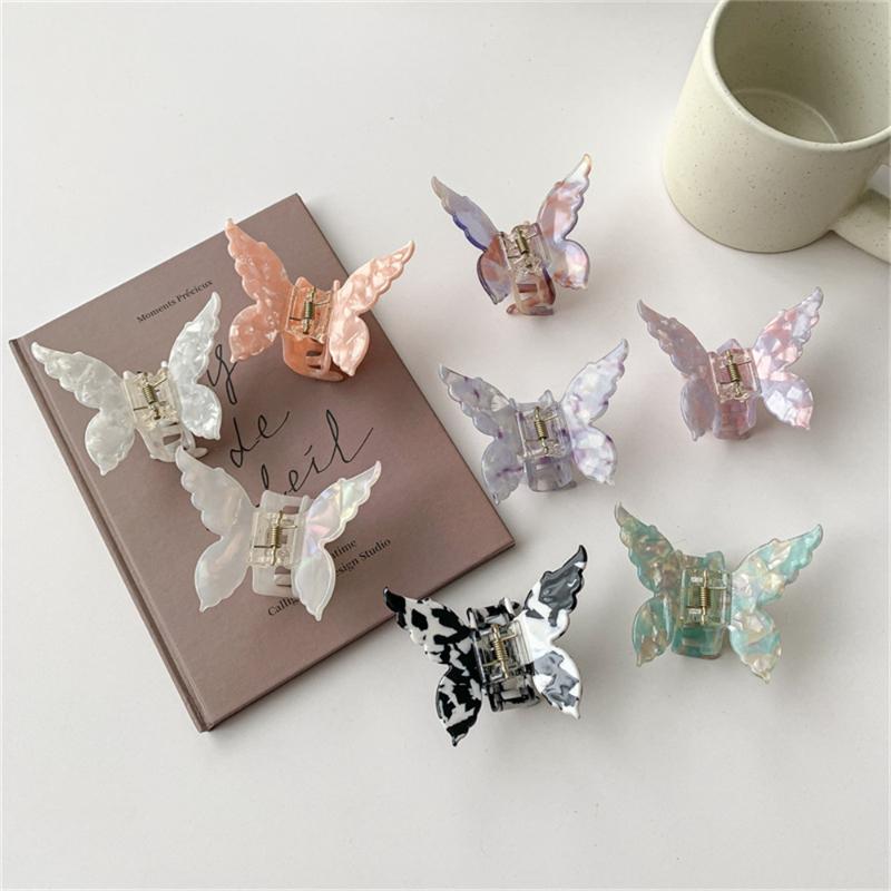 France Sweet New Solid Bow Hairpin Women Fashion Brief Contrast Color Grasping Clip Female Elegant Korean Cute Colour Hair Decorations Girl