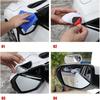 1pc Universal Car Mirror 360° Adjustable Wide Angle Side Rear Mirrors blind spot Snap way for Parking Auxiliary Rear View Mirror