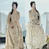 Stile cinese della dinastia Song Hanfu, abiti da donna quotidiani primaverili ed estivi