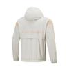 Li-Ning Fitness Series Sports Casual Simple Solid Color Loose Hooded Windbreaker Men Outerwear Mica-Gray AFDU061-8