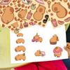 8Sheets Cute Capybara Puzzle Stickers Make-A-Face Assemble Funny Cartoon Decal Assemble Diy Jigsaw Children Boys Toys