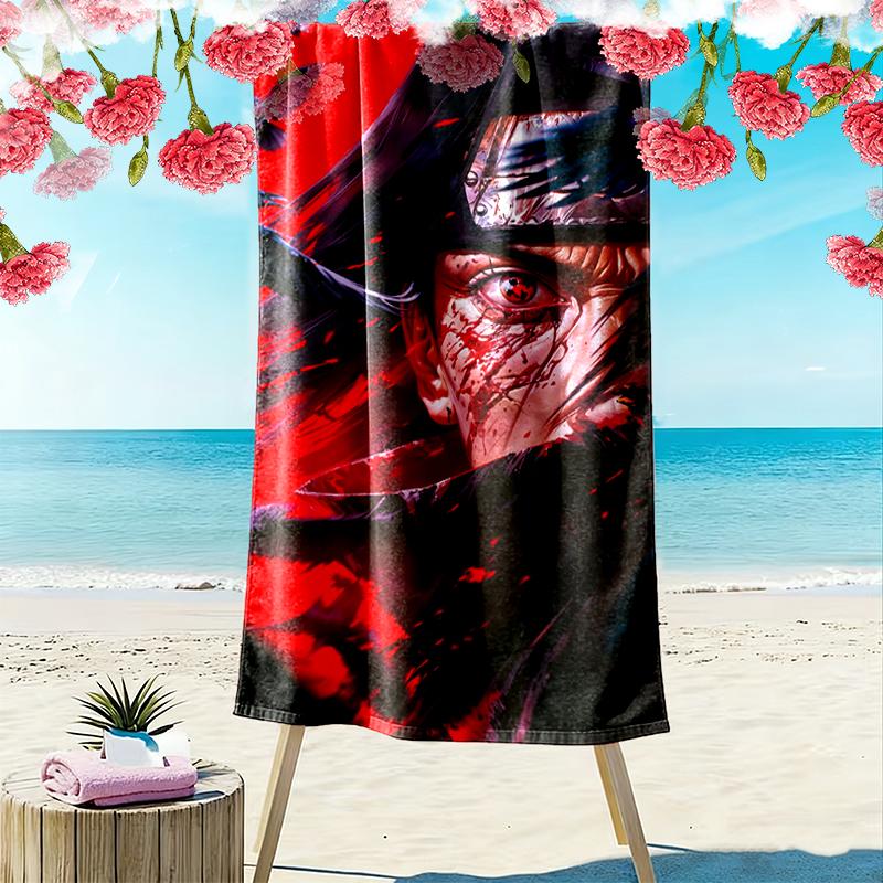 1pc naruto Beach Towel, Outdoor Activities Perfect Summer Travel Supplies, As A Gift for Festivals