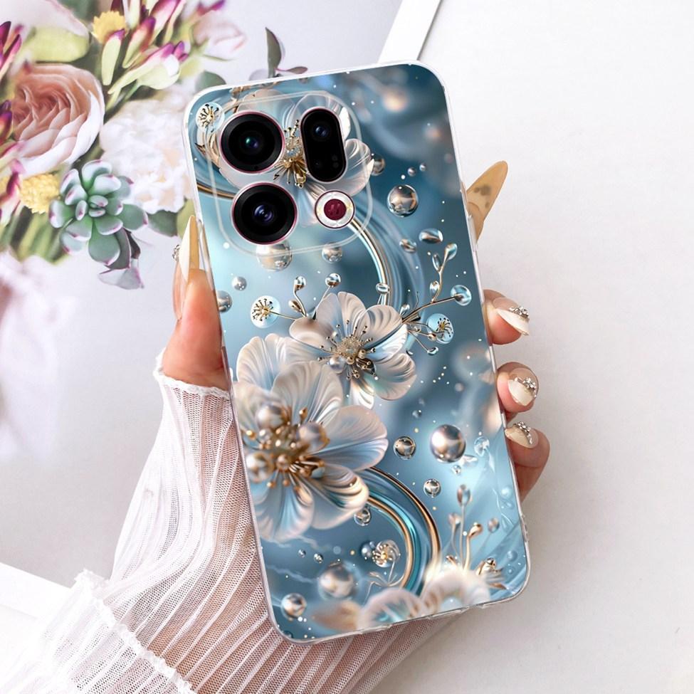 Clear For Oppo Find X9 Case Cover Cute Cat Fashion Butterfly Luxury Painted Soft Casing For Oppo CPH2797 PLJ110