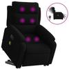 VidaXL Electric Massage Recliner, Relaxation Chair with Adjustable Backrest and Footrest, Seat of 3205131
