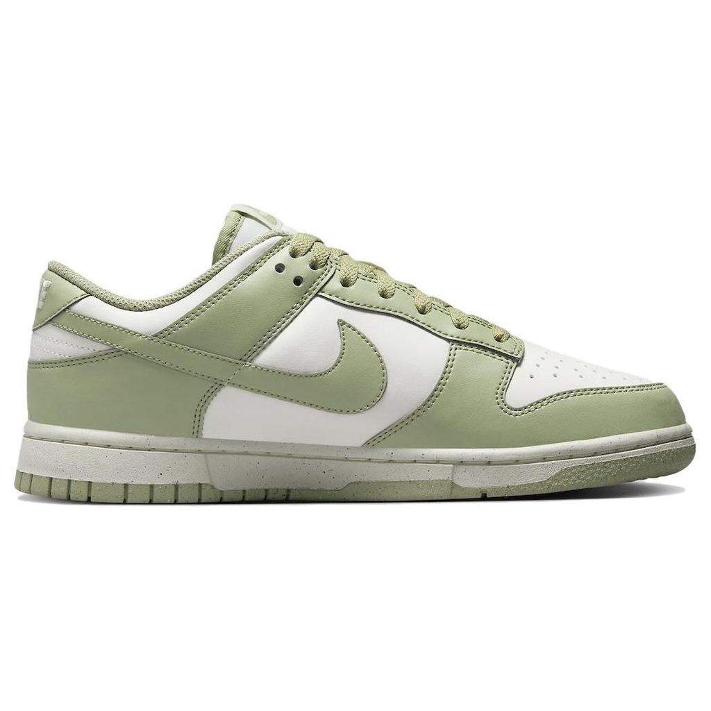 Nike Dunk Low Next Nature Olive Aura Dame Sneakers Grønn Kokosmelk Hvit HF5384-300