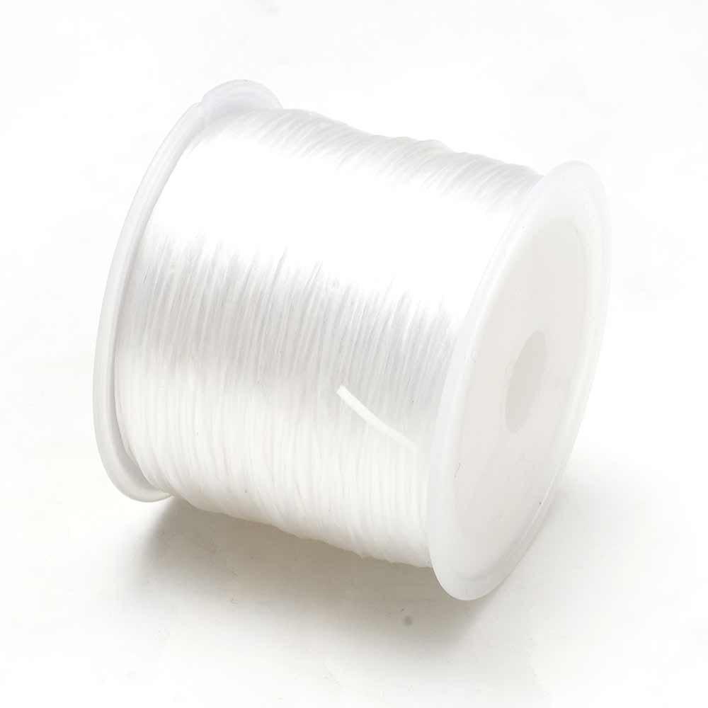 Operon Rubber Hard to Commercial 70m Power Stone Rubber Cord Threading Wire Instruction OVER-9 Cord, Break, White, Use, Roll, Bracelet, [Includes &