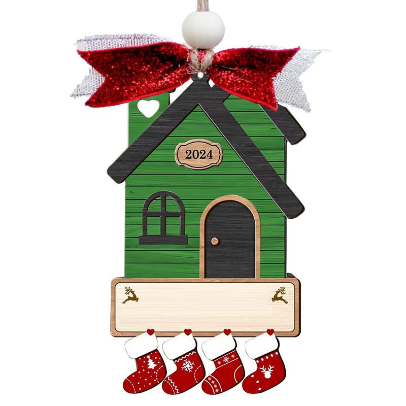 

Подвесной деревянный дом, украшение для дома, настенное украшение, подвесной подарок на новоселье, рождественский подарок