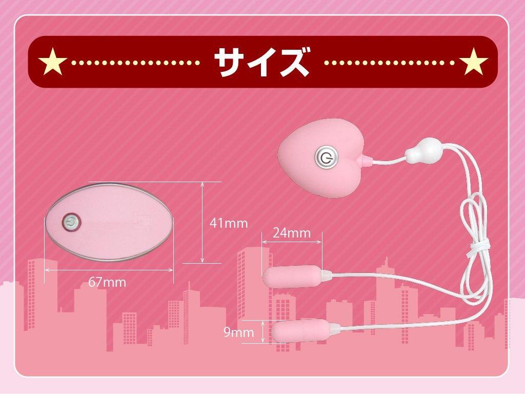 JAPANTOYZ ~Love&Leaf~ nemo W Neo Rechargeable Remote Control Twin Rotor, Pink