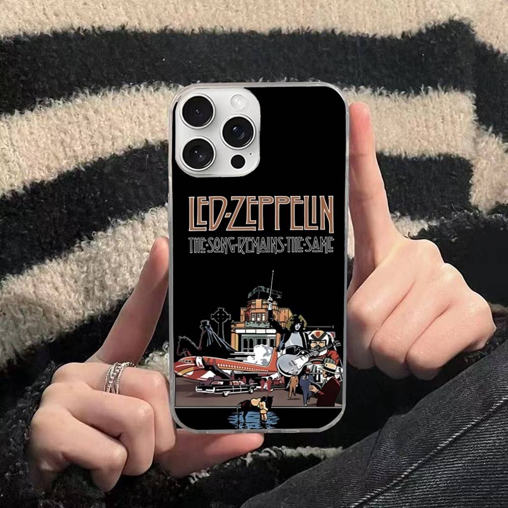 

Чехол-бампер L-Led Z-Zeppelin Для iPhone 17 16 15 14 Plus 13 12 11 Pro Max Задняя сторона Сатиновая Цветная Поверхность iPhone 12 pro