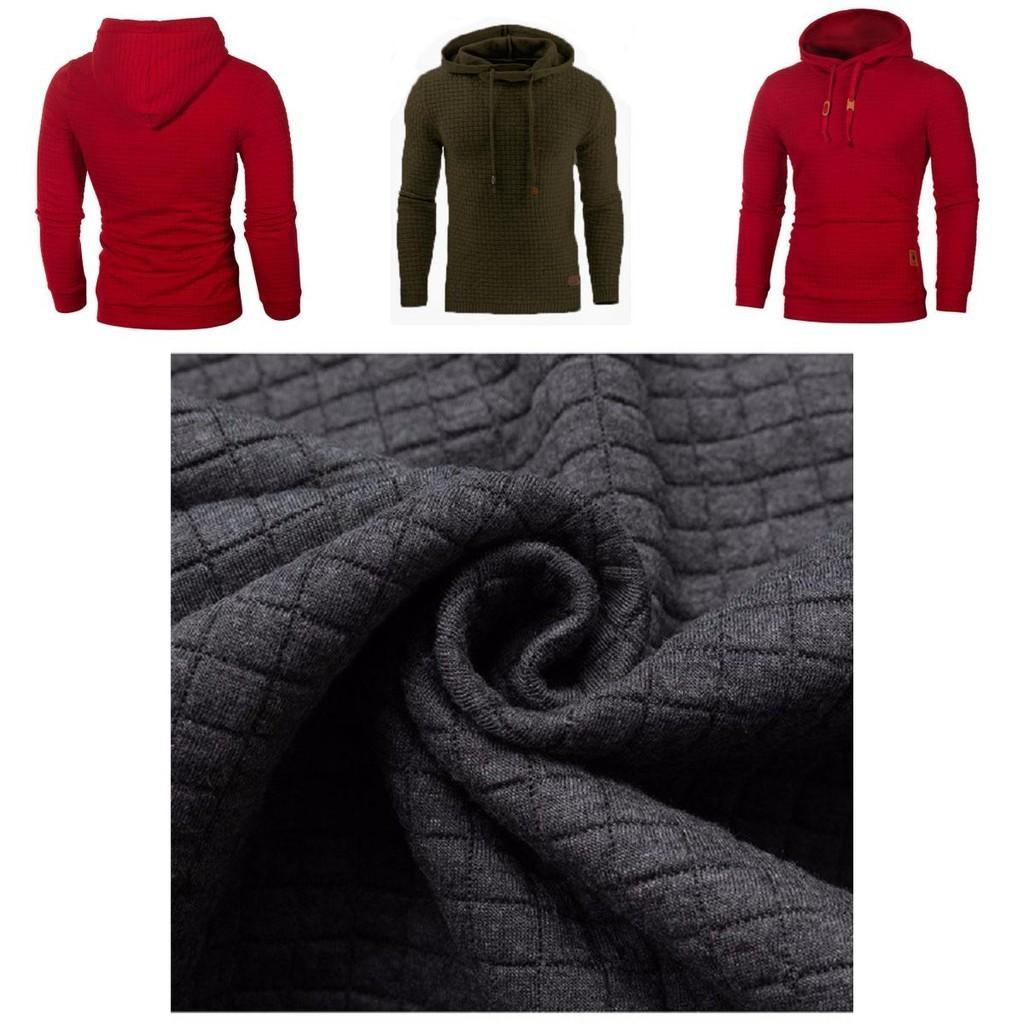 Men's Soft Hooded Pullover Jacket In Fashionable Colors For Stylish Comfort