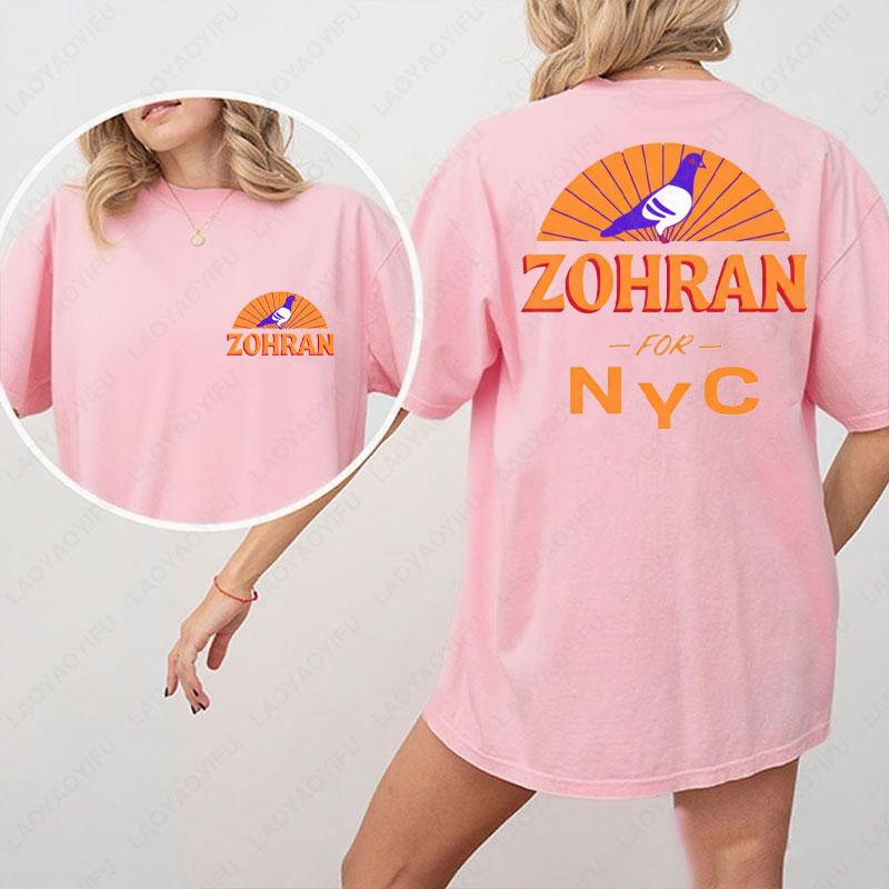 Zohran Mamdani for New York City Cotton Shirt NYCs Mayor 2025 Graphic T Shirts Political Campaign Unisex Tees High Quality Tops