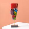 Creative Abstract Face Model Statue Office Desk Art Ornaments Livingrooms Bedroom Dinning Table Centerpieces Decorat