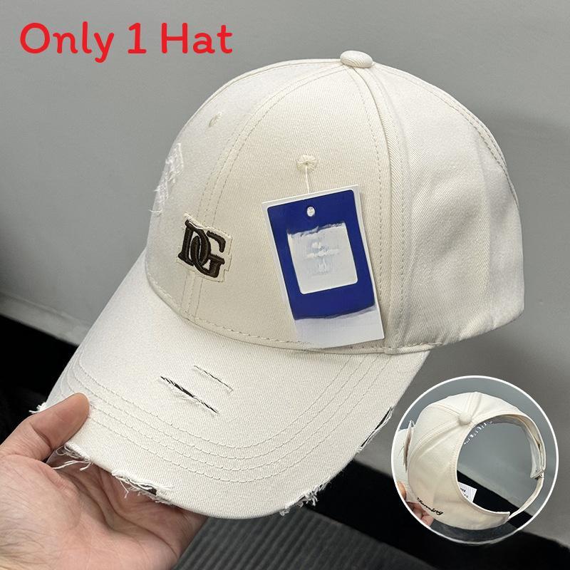 Embroidered Letter G Unstructured Baseball Cap With Sun Protection For Casual Summer Wear