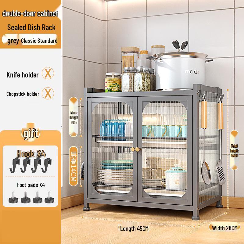 Youshu Nordic Style Double-Door Foldable Dish Rack